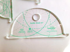 TopAnchor Celtic Knot longarm and machine quilting templates rulers